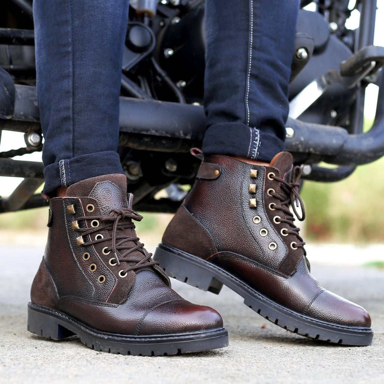 Handmade Leather Trekking and Biking Boots