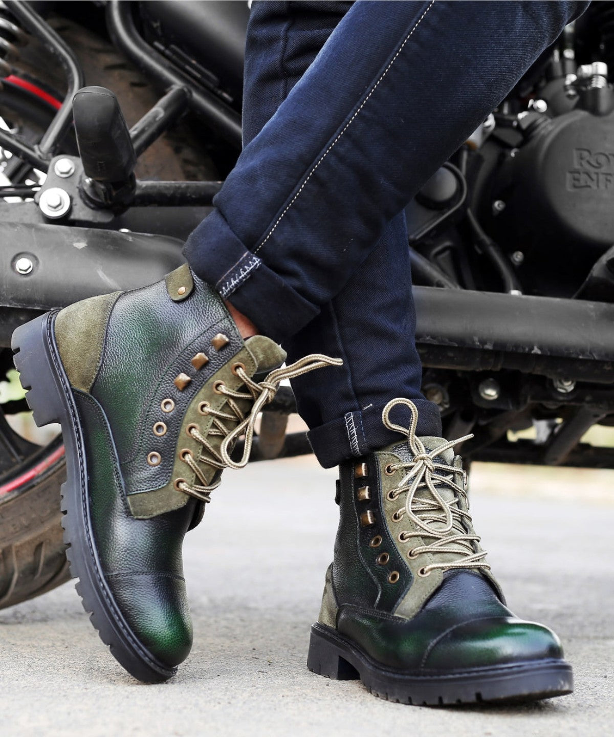 Handmade Leather Trekking and Biking Boots
