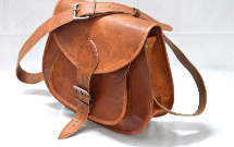 Crossbody Handcrafted Small Goat Leather Sling Bag for Women  100% Genuine Leather