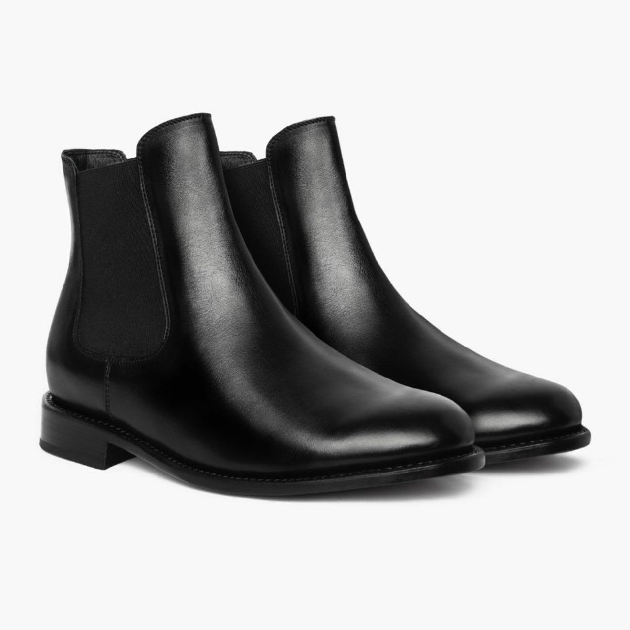 Handmade Men Black  Leather Boot