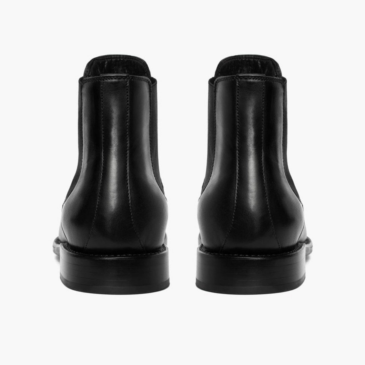 Handmade Men Black  Leather Boot