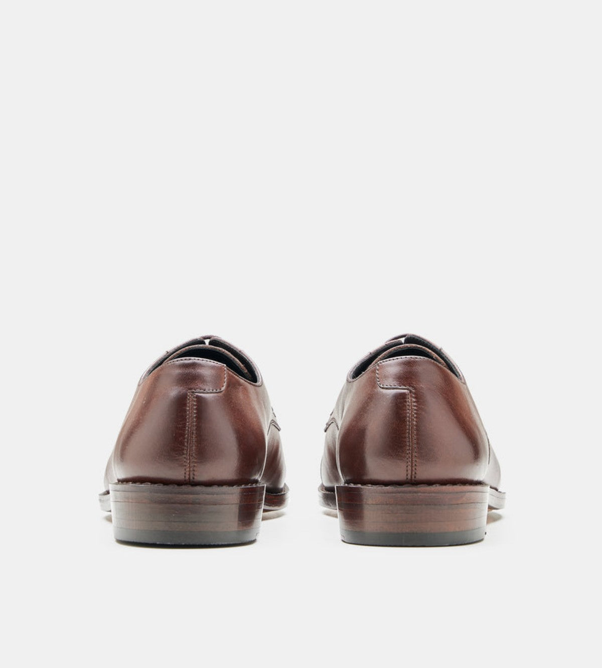 Handmade Brown Captoe Derby Shoe