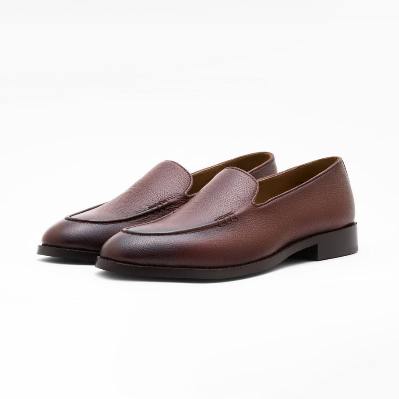 Handmade Brown Loafers - 9.5