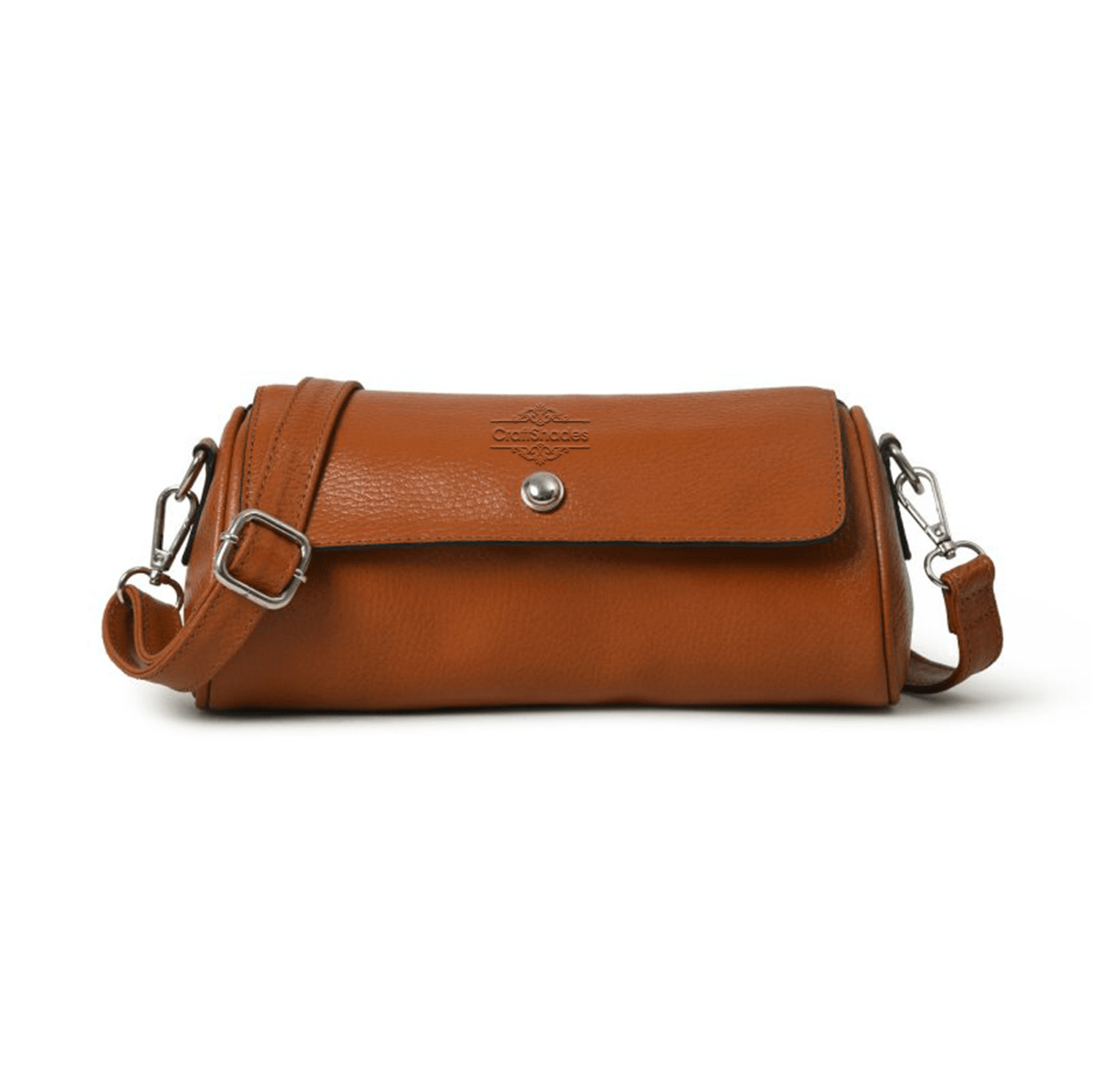 Leather woman clutch bag