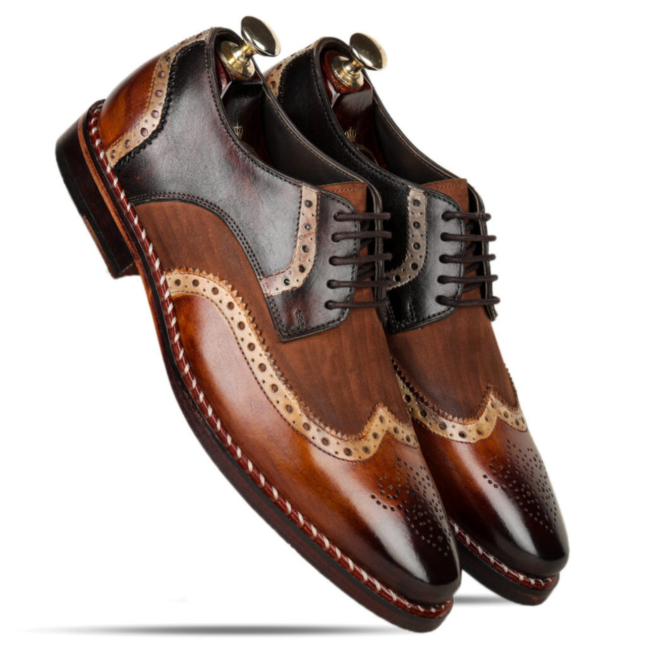 MATT BROWN DESIGNER OXFORDS IN BROWN