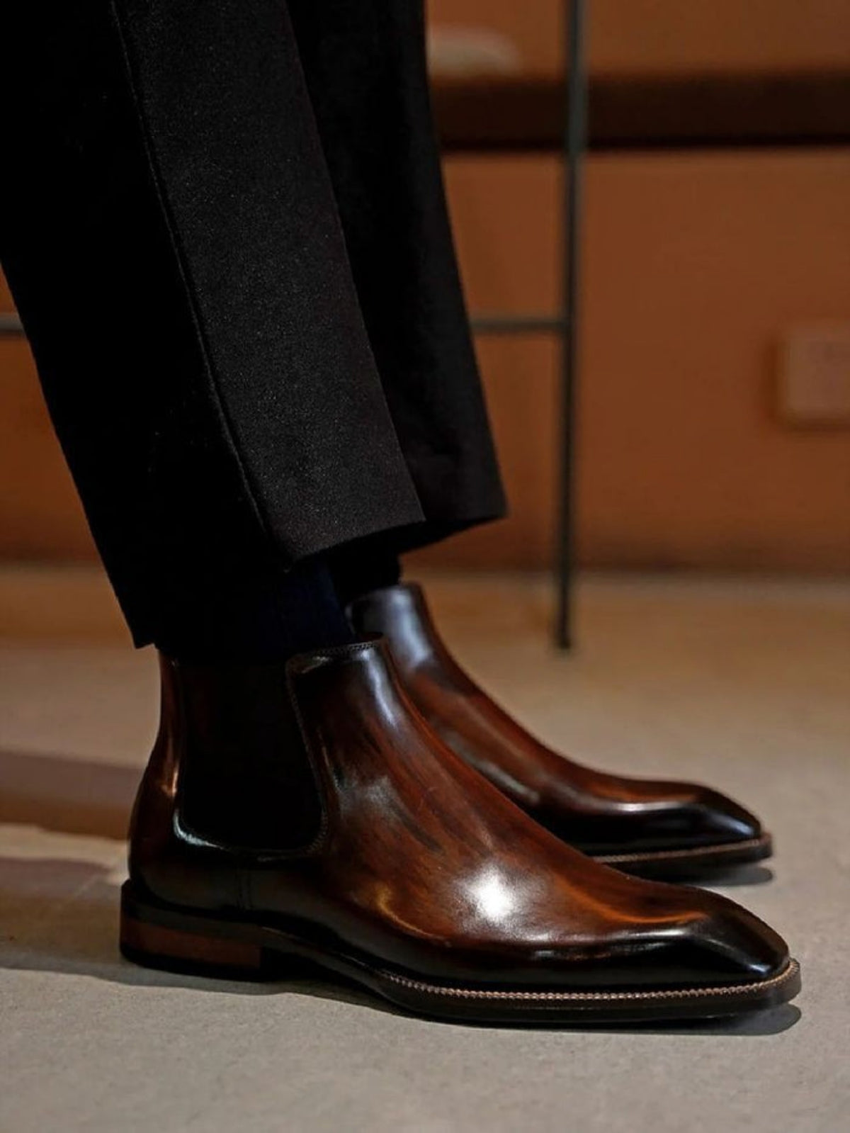HANDMADE CRAFTSMANSHIP CHELSEA BOOTS | HANDCRAFTED MEN'S FORMAL WEDDING FOOTWEAR