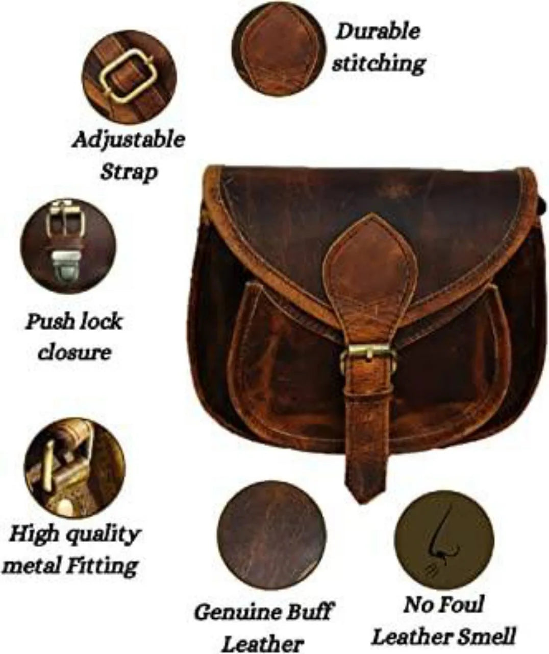 Leather Sling Bag For Women  100% Genuine