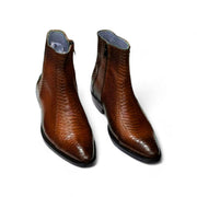 Premium Python Ankle Boots | Exotic & Stylish Footwear