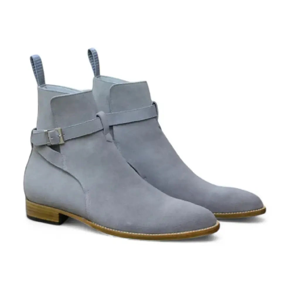 Stylish Gray Suede Jodhpurs – Crafted for Comfort and Sophistication