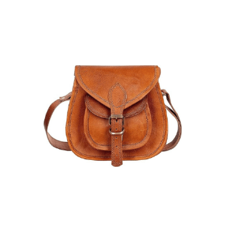 Crossbody Handcrafted Small Goat Leather Sling Bag for Women | 100% Genuine Leather