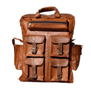 Kalite Leather Seven Pocket Goat Leather Backpack