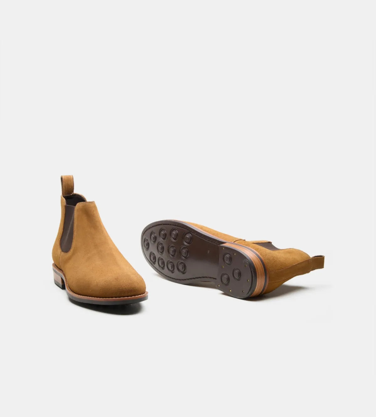 Goodyear Welted Suede Chelsea Boot
