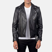 Allaric Alley Leather Biker Jacket - XXL