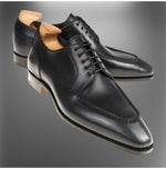 Handmade Black Leather Formal Dress Shoes, Business Office Shoes