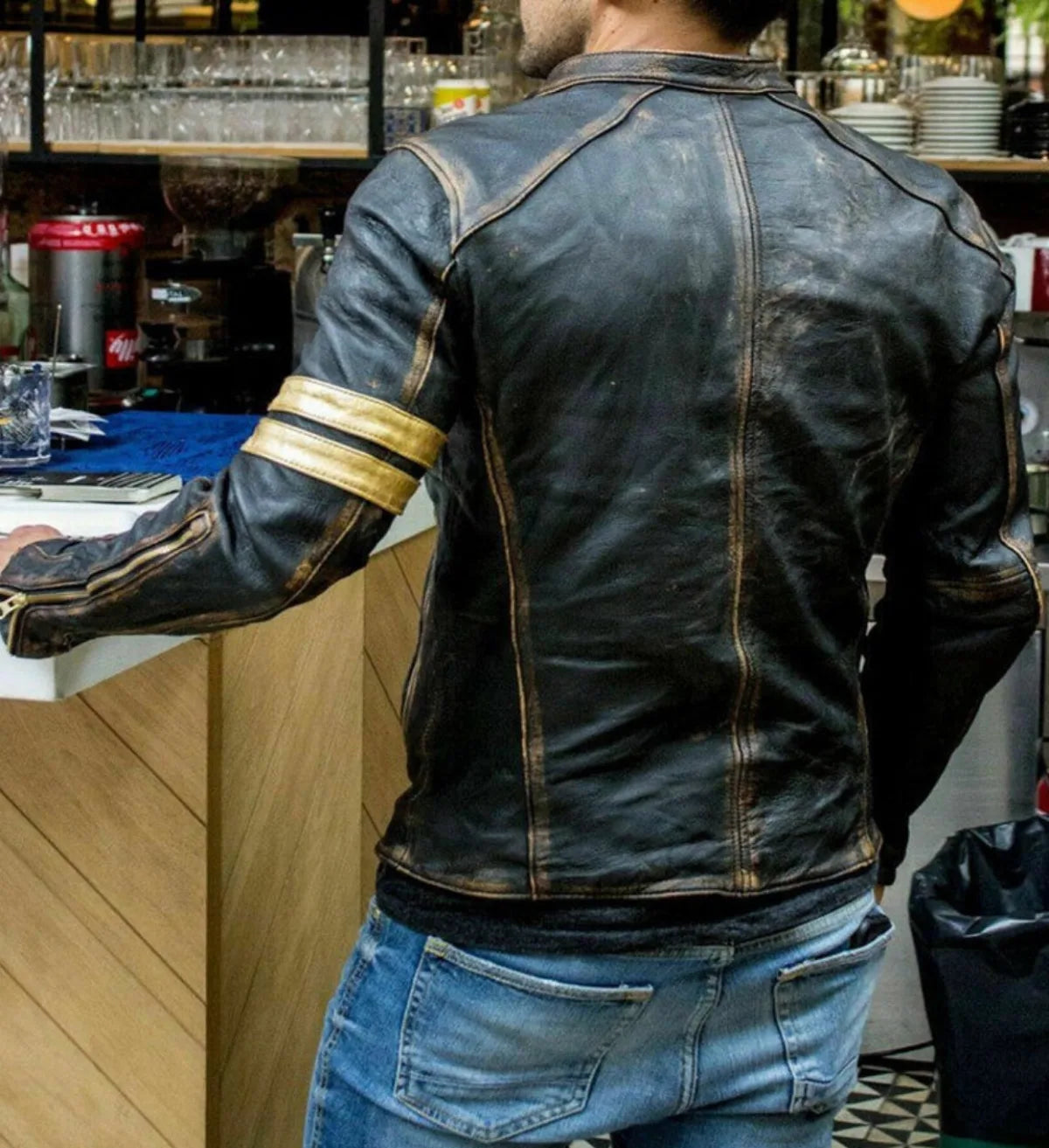 Raden Vintage Biker Jacket