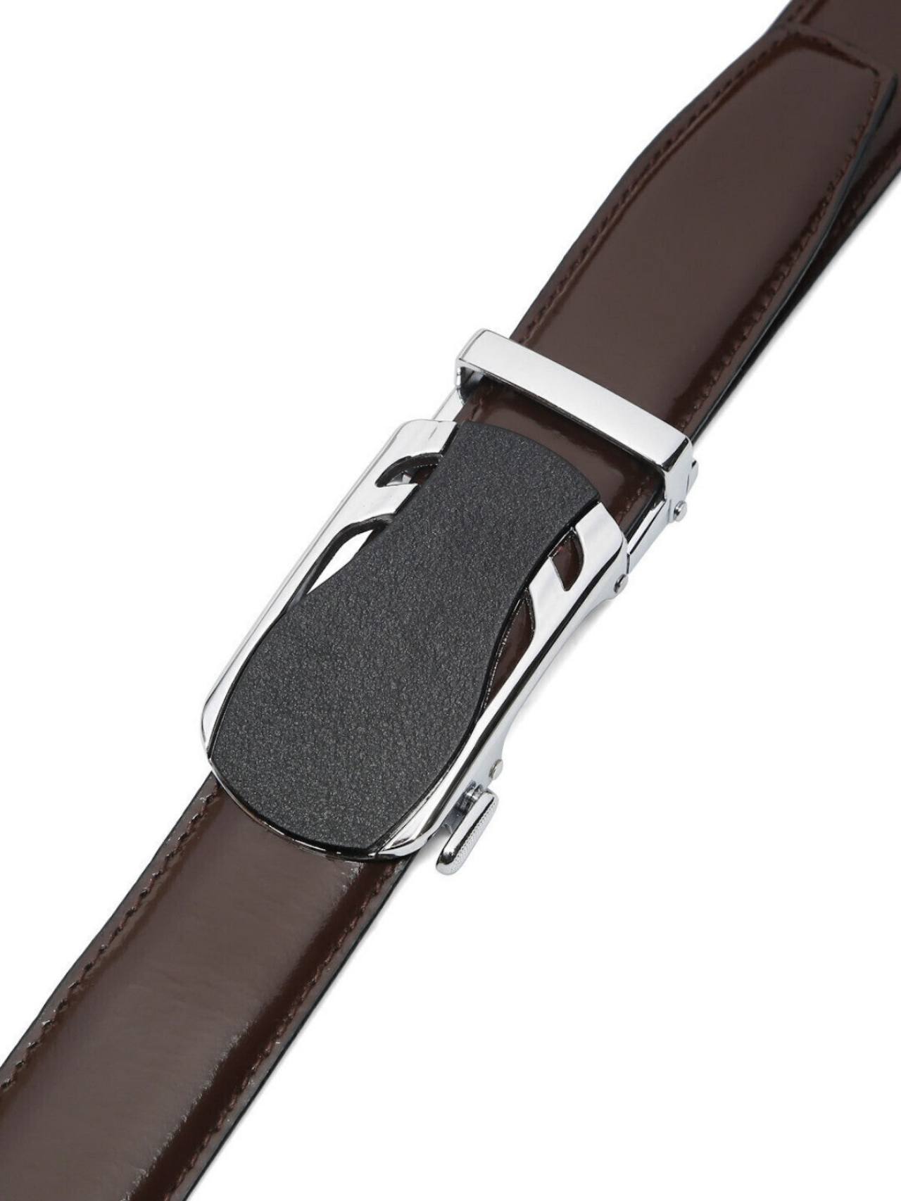 Handmade Brown Genuine Leather Formal Belt for Men