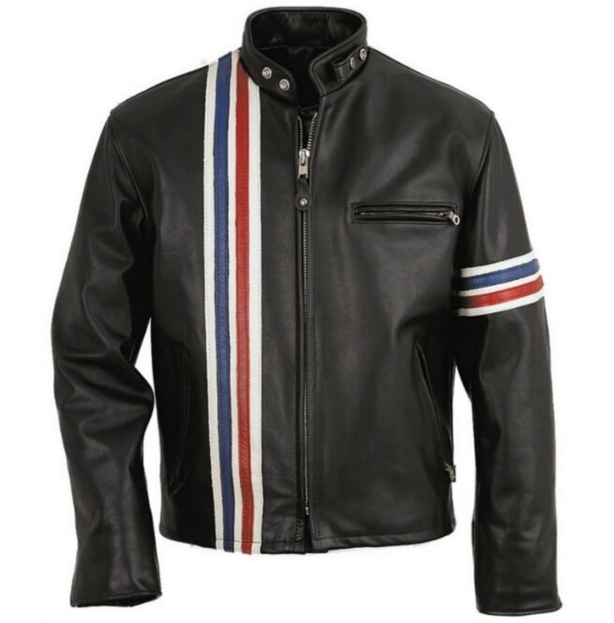 Easy Rider Motorcycle Leather Jacket, Jacket, Men Biker Leather Jacket - XXL