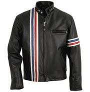 Easy Rider Motorcycle Leather Jacket, Jacket, Men Biker Leather Jacket - XXL