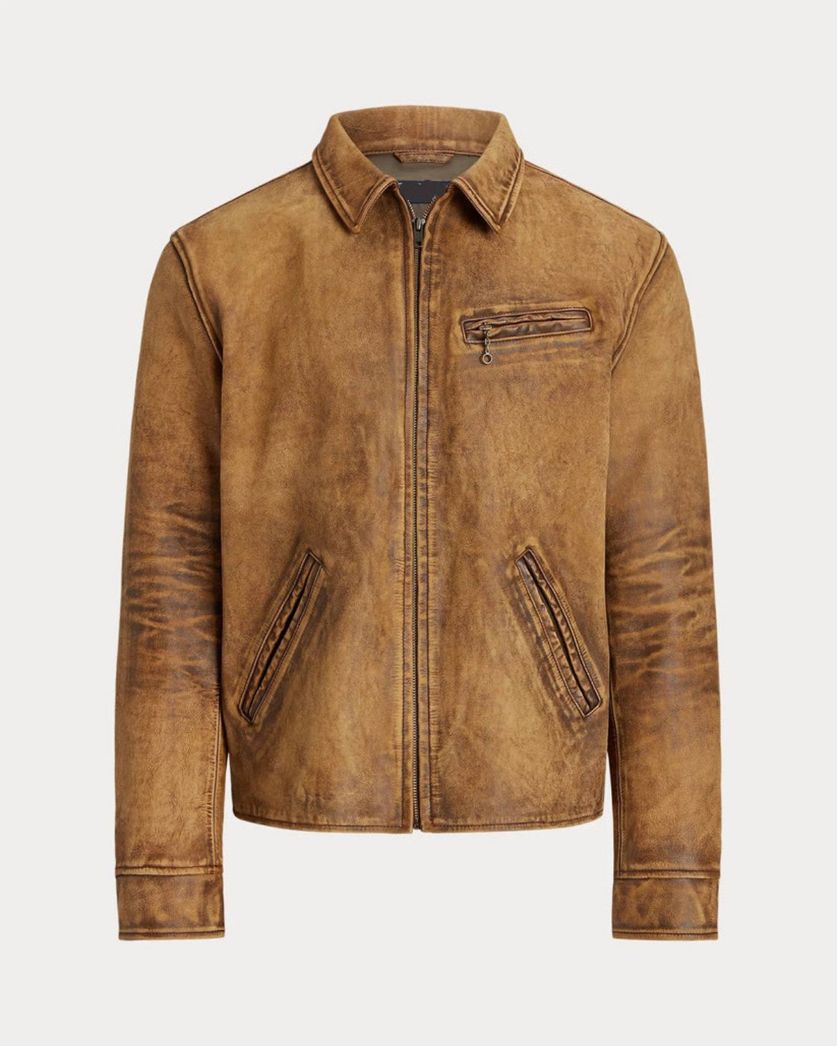 Buy Crunch Leather Biker Jacket - XXL