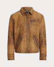 Buy Crunch Leather Biker Jacket - XXL