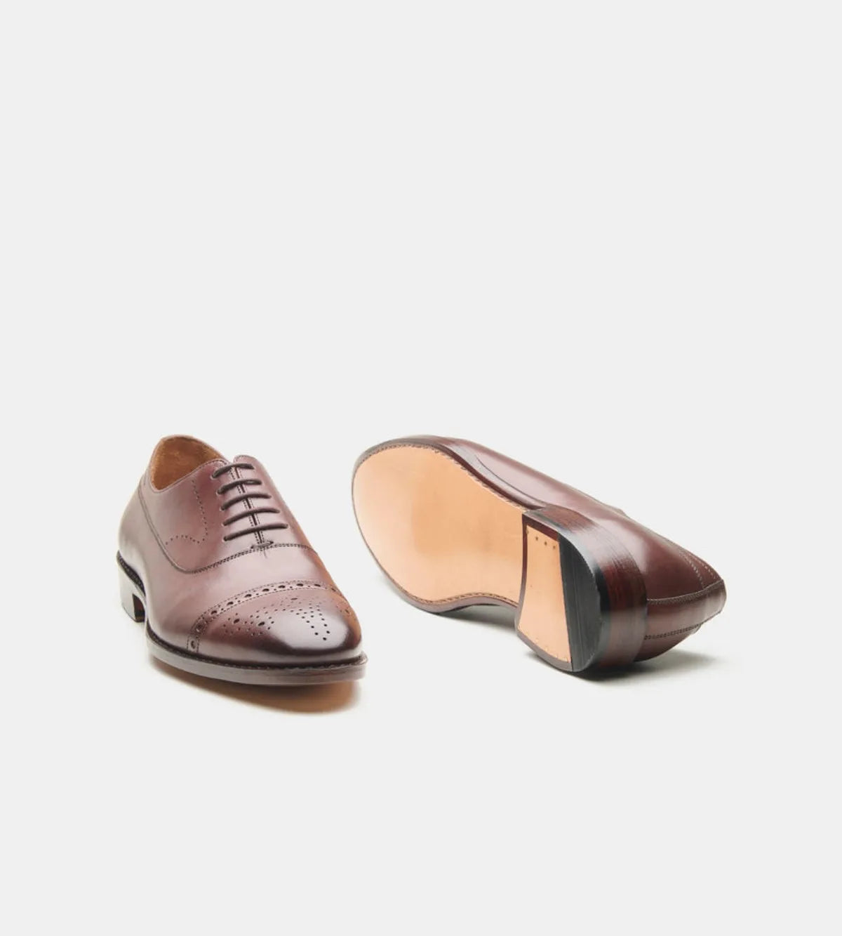 Handmade Brown Adelaide Oxfords shoe