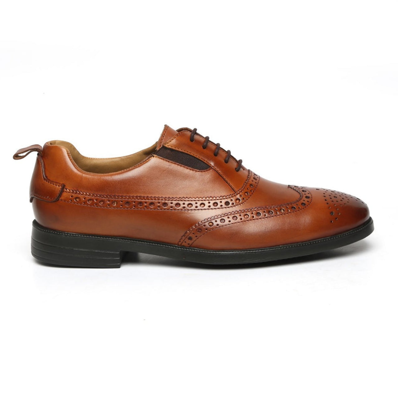 Handmade Tan Leather Lace-UP